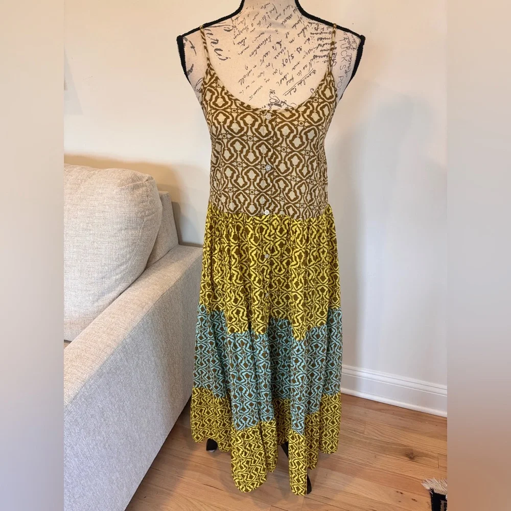 Zara Multicolor Maxi Dress size XS - Picture 3 of 10
